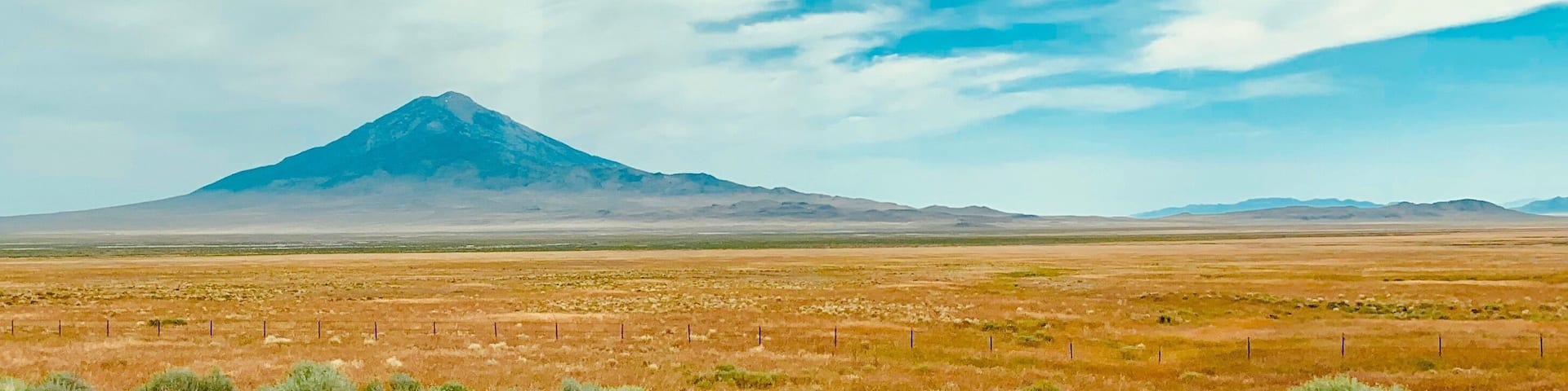 Almost perfect conical shaped mountain while driving through the I-80 along Wendover Nevada.
#Nature