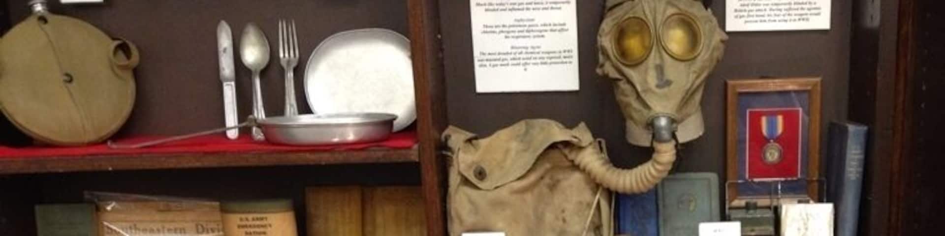 This is a great little museum with artifacts from all the wars that the US has been involved in. The volunteers are very friendly and the price is right with a suggested donation of $2 per person.