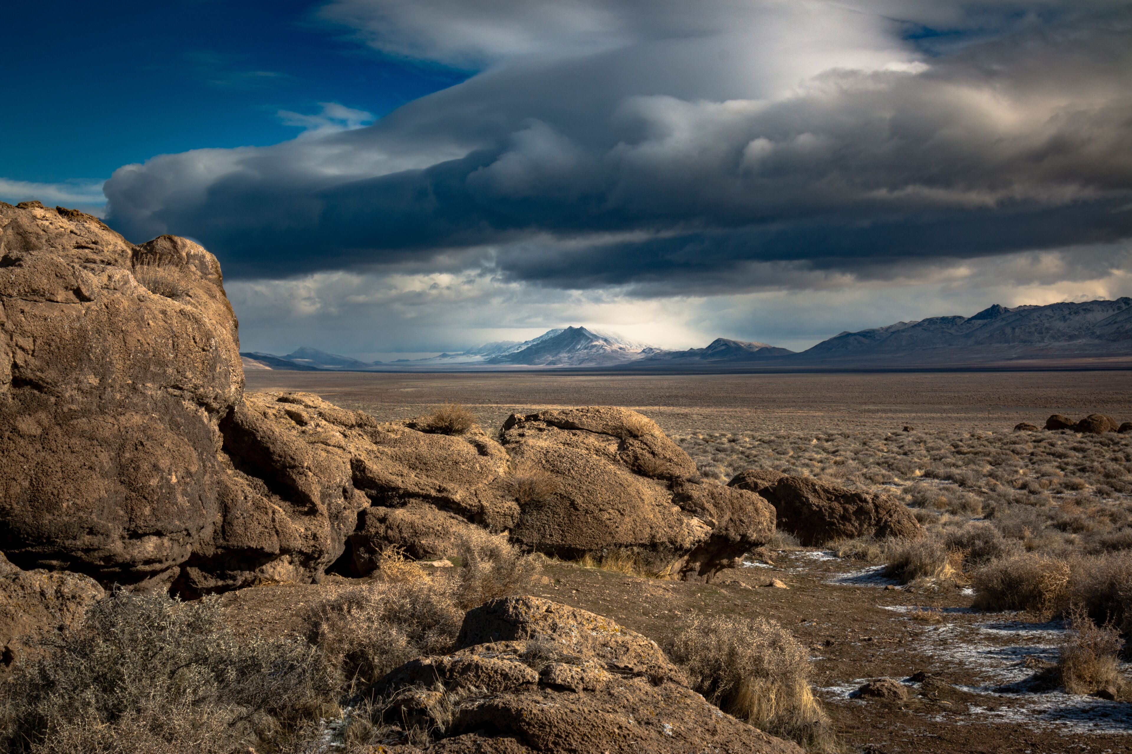 Winnemucca Lake (dry) and Mt Limbo