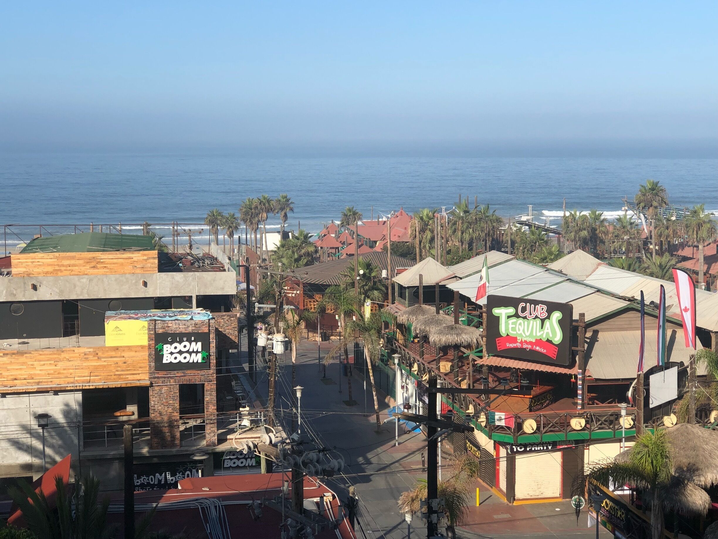 View of coast from Hotel Festival