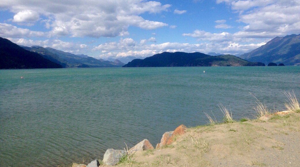 Love the colours of Harrison Lake!