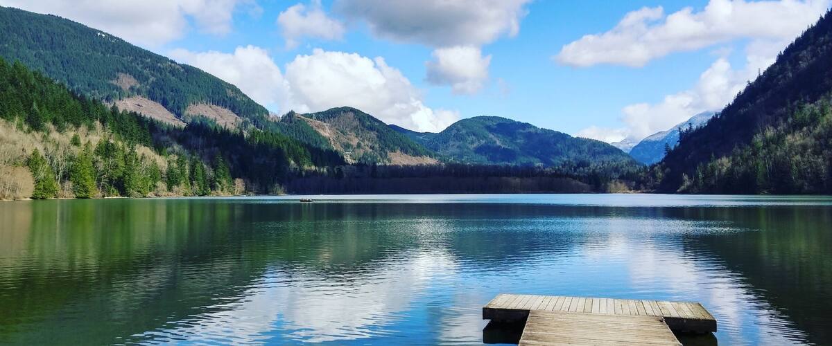 The one place that was sunny for me to warm my bones. This lake no motors are allowed. The park sits midway up the mountain but under the snow line. The park itself is incredibly beautiful with a beach trail that takes you along the edge of the lakes within the park. There are no showers here so something to keep in mind. Only out houses and water pumps. The drive from the base to the park is about 15 minutes and there are lots of pot holes when I went so don't drive too fast or it will take your car out. The closest town is Harrison Hot Springs where you can find a beautiful beach and play area for the kids as well as the Hot Springs - but it does get crazy busy there.