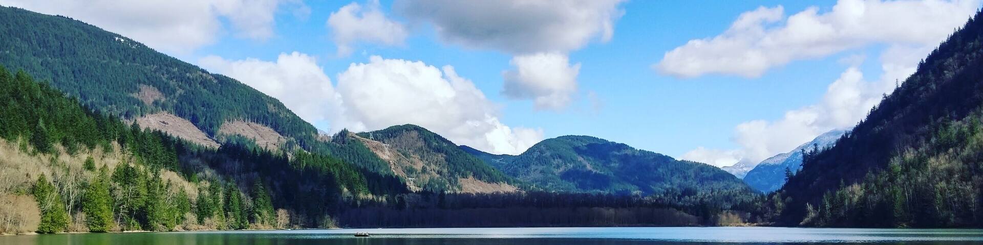 The one place that was sunny for me to warm my bones. This lake no motors are allowed. The park sits midway up the mountain but under the snow line. The park itself is incredibly beautiful with a beach trail that takes you along the edge of the lakes within the park. There are no showers here so something to keep in mind. Only out houses and water pumps. The drive from the base to the park is about 15 minutes and there are lots of pot holes when I went so don't drive too fast or it will take your car out. The closest town is Harrison Hot Springs where you can find a beautiful beach and play area for the kids as well as the Hot Springs - but it does get crazy busy there.