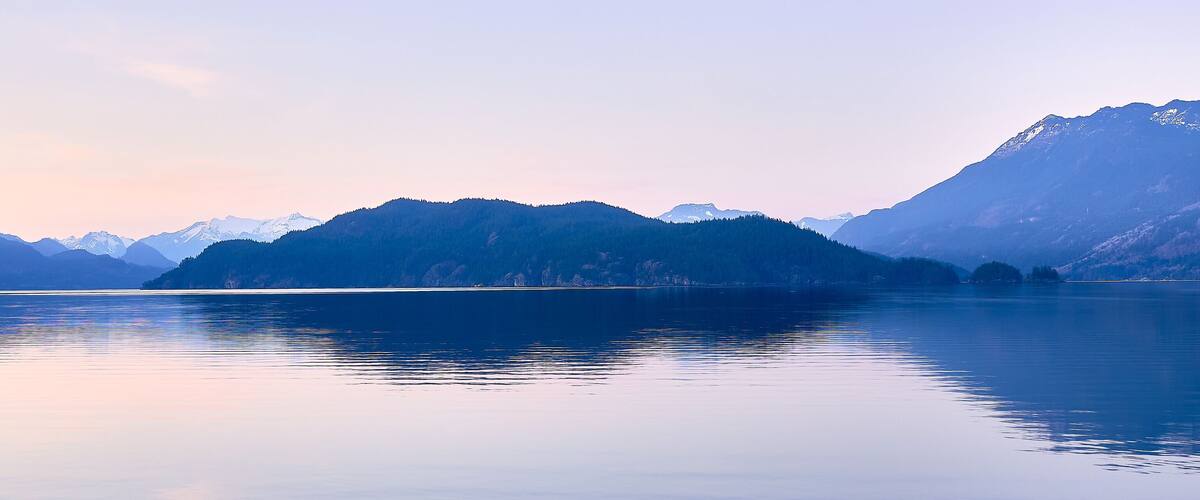 Harrison Lake in Front of Harrison Hot Springs Resort, British Columbia, Canada