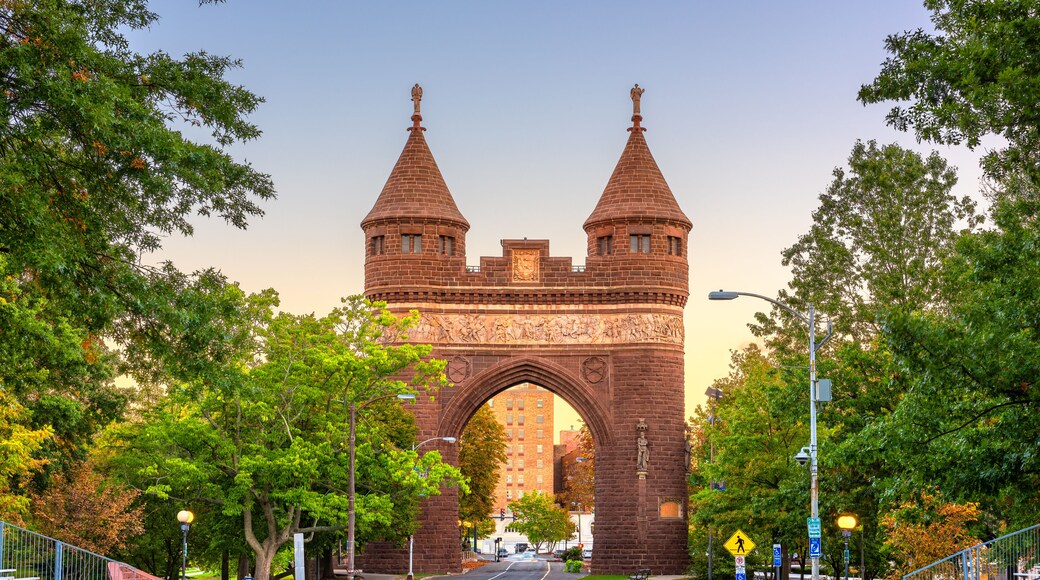 Soldiers and Sailors Memorial Arch in Hartford, Connecticut, USA