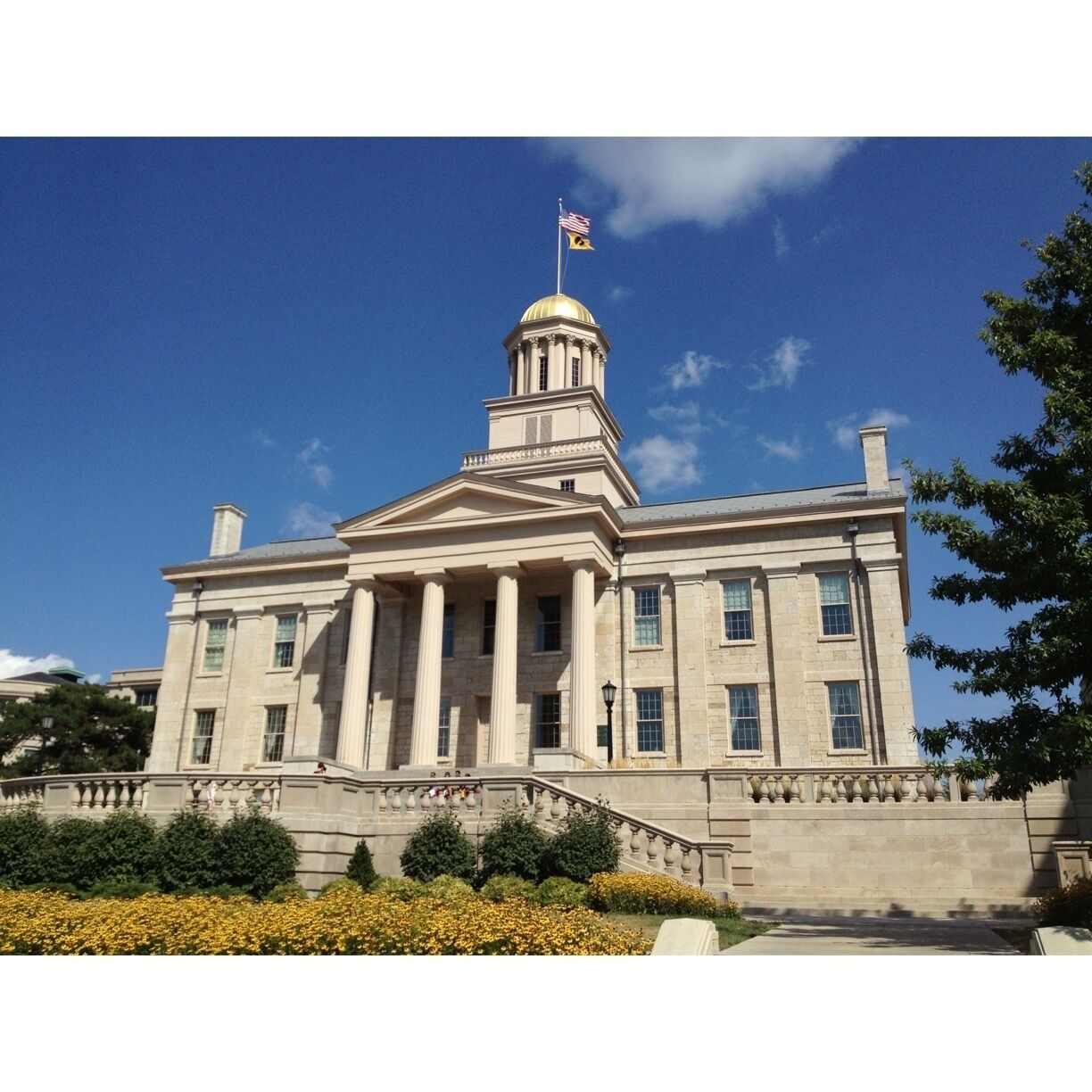 The first Capitol of the state of Iowa, before it was moved to Des Moines. Now part of the University of Iowa campus, Go Hawkeyes!!