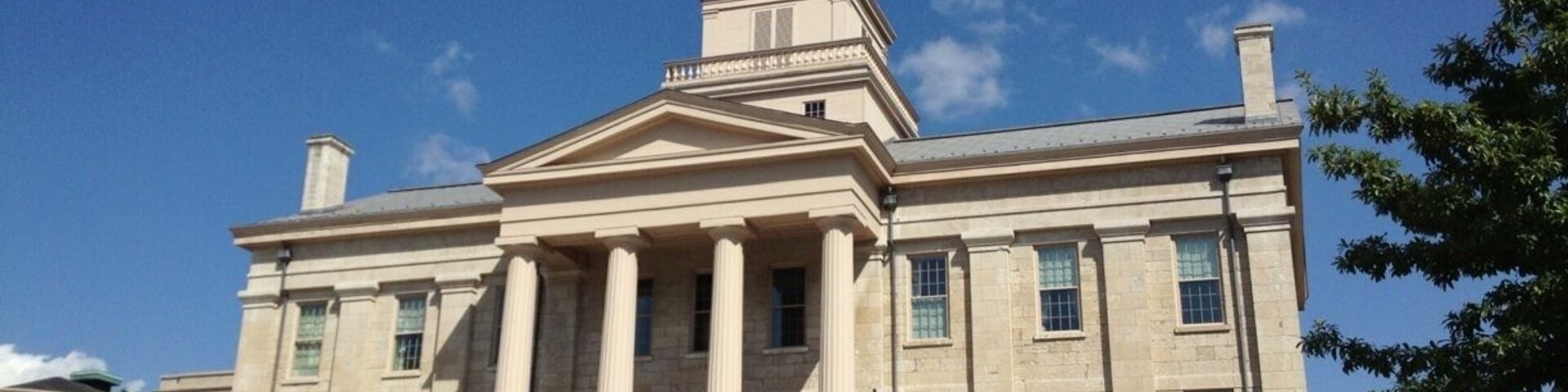 The first Capitol of the state of Iowa, before it was moved to Des Moines. Now part of the University of Iowa campus, Go Hawkeyes!!