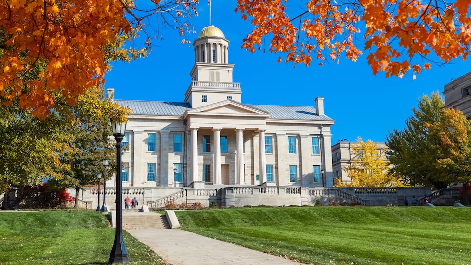 Old Capitol building downtown Iowa City