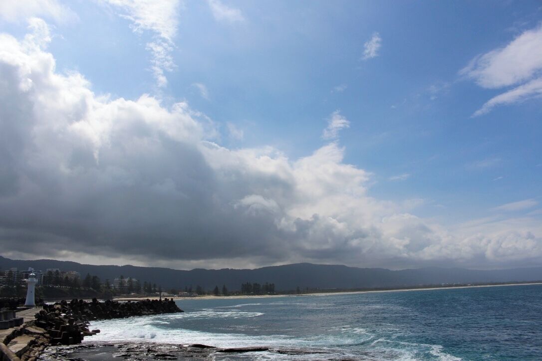 Took a roadtrip down and checked it out. I really loved the dramatic contract between the misty mountains, apartment building, and the sunny ocean. Pretty neat place! 