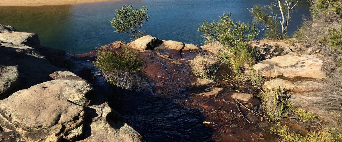 A fabulous place to hike north or south in the Royal National Park.