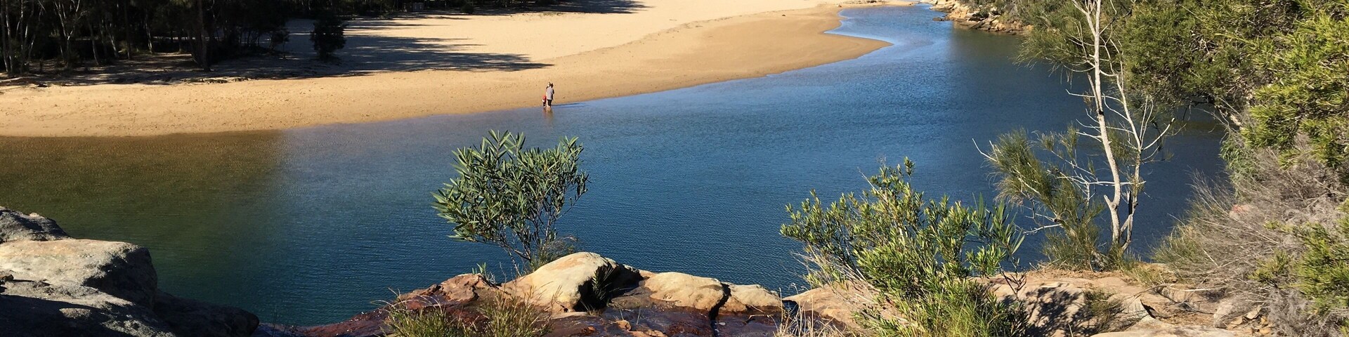 A fabulous place to hike north or south in the Royal National Park.
