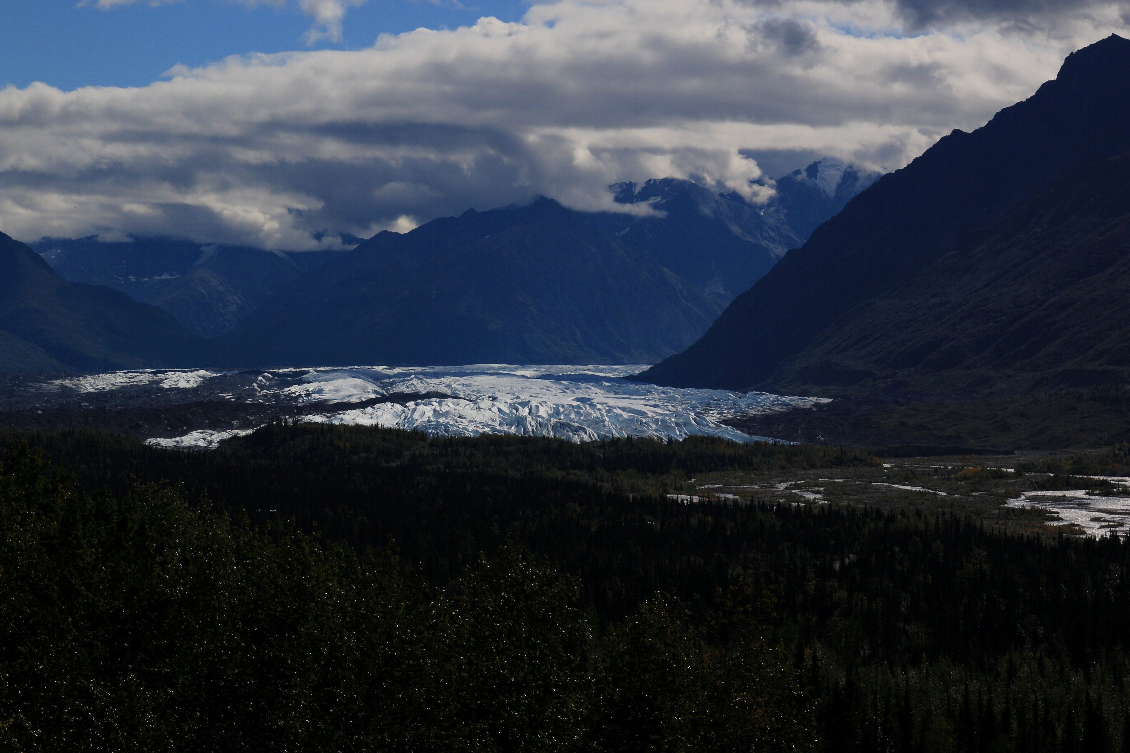 Glacier in remote Alaska