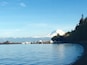 View of Mt Rainier from the beach
