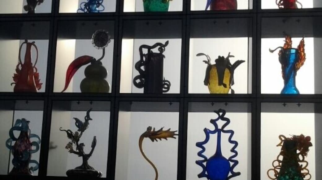 Part of the wall of the pedestrian overpass (above the road)