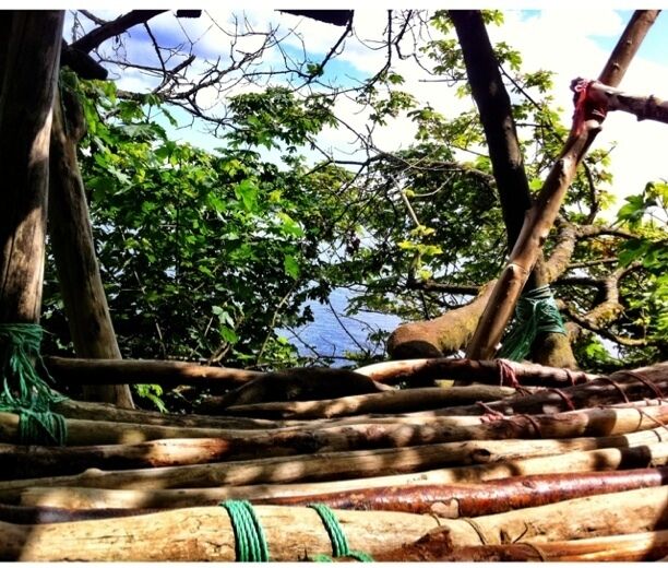 Sittin up in the fort looking at Commencement Bay