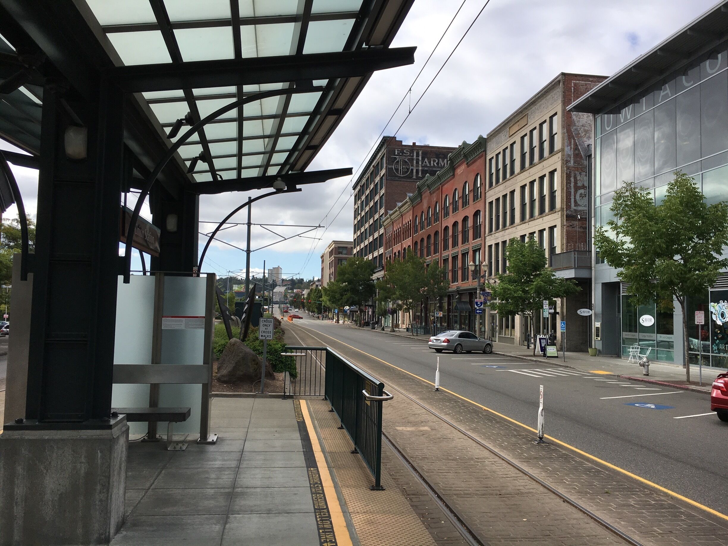 Early morning before the onslaught...