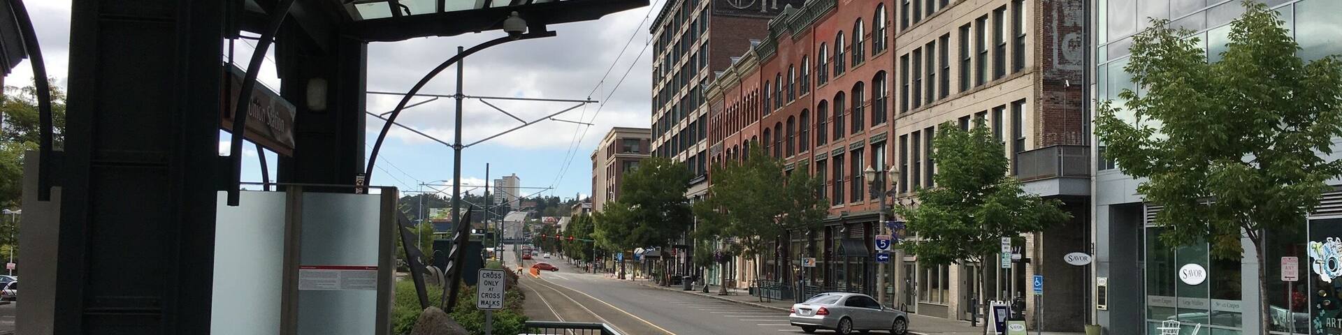 Early morning before the onslaught...