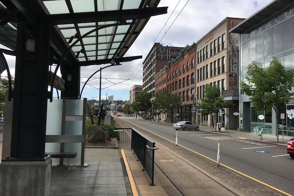 Early morning before the onslaught...