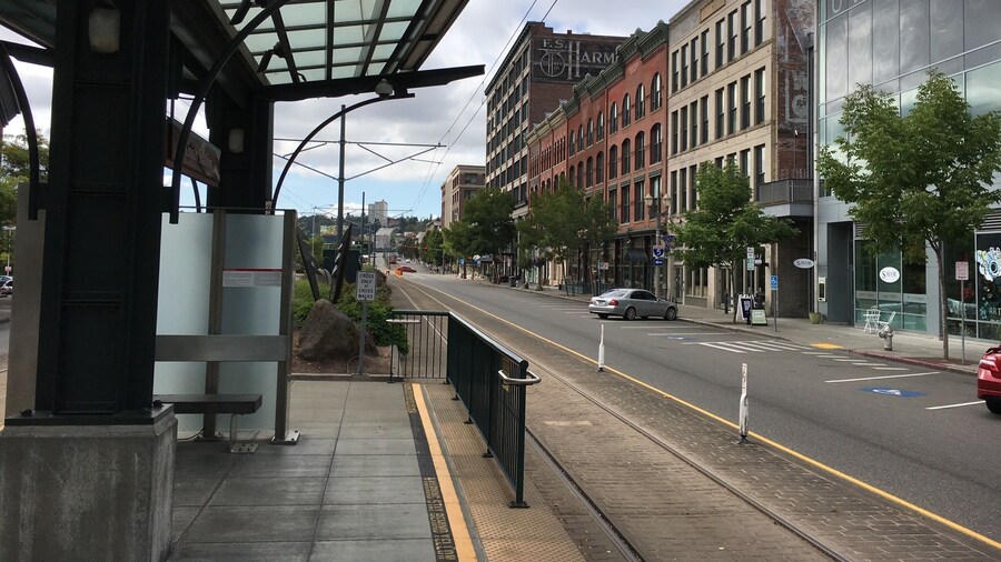 Early morning before the onslaught...