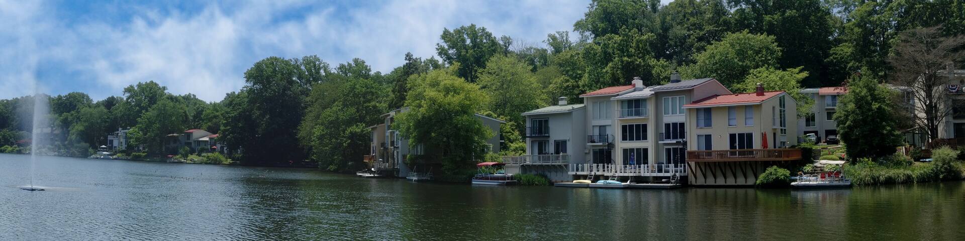 Lake Princess Anne. Reston, Virginia.