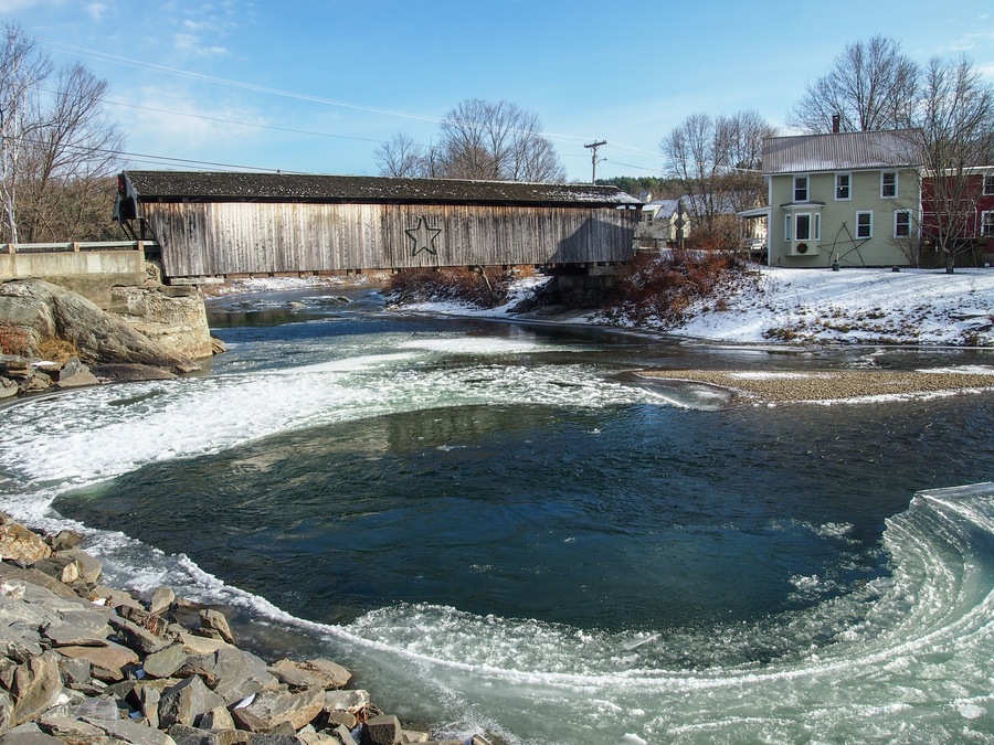 Village Bridge, Waitsfield, Vermont