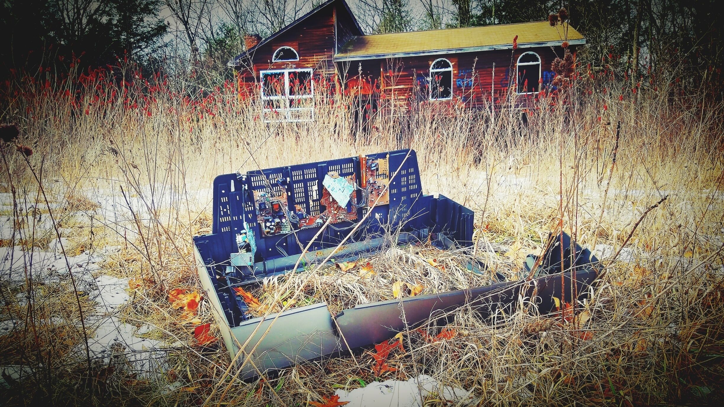 Abandoned neighborhood.