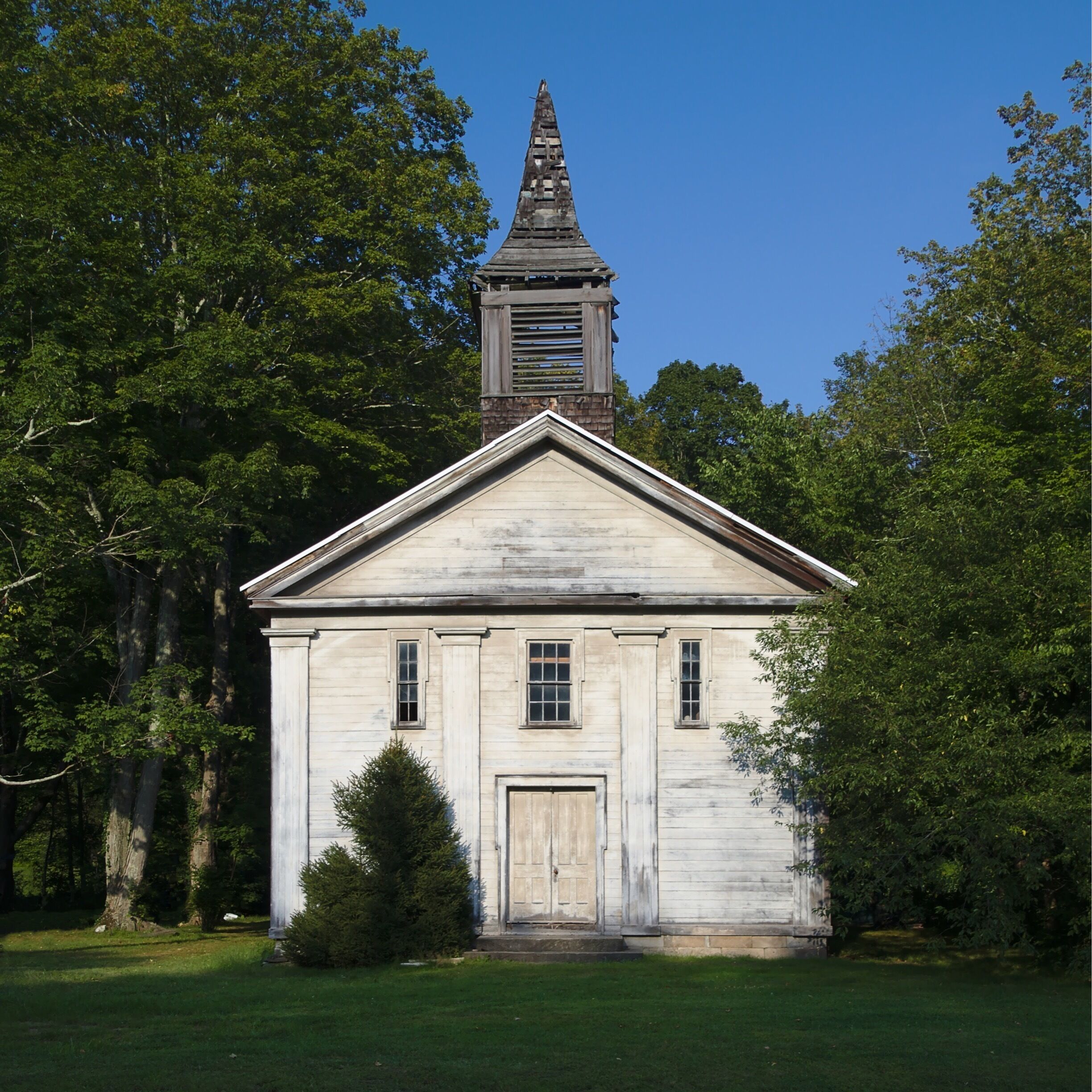 Former Methodist Episcopal Church, Southbury CT (1832)
Across the street from the South Britain Congregational Church. 