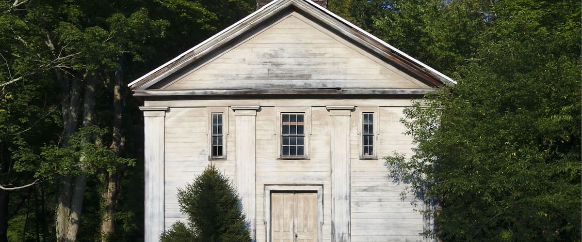 Former Methodist Episcopal Church, Southbury CT (1832)
Across the street from the South Britain Congregational Church.