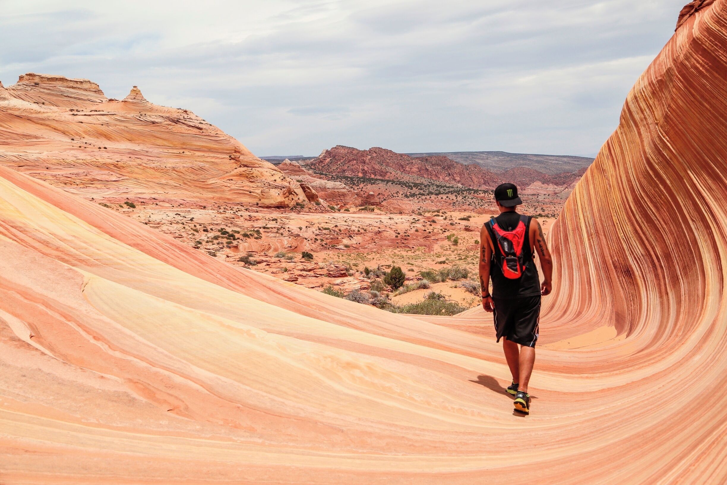 #hiking.. i love hiking being out doors following a trail or just making my own fresh air and the out doors is amazing. i hike every chance i can close to home or travel to find new locations, I'm from akron Ohio but i love to travel this photo was from...the wave a hot hard hike threw the desert but so worth it if your are lucky enough to get the day permit ...