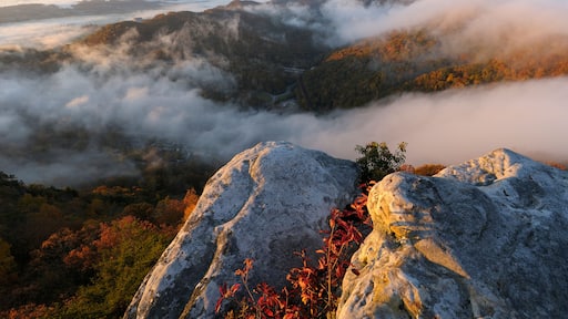 Sunrise at Pinnacle Overlook at the Cumberland Gap, Virginia/ Tennessee, USA
