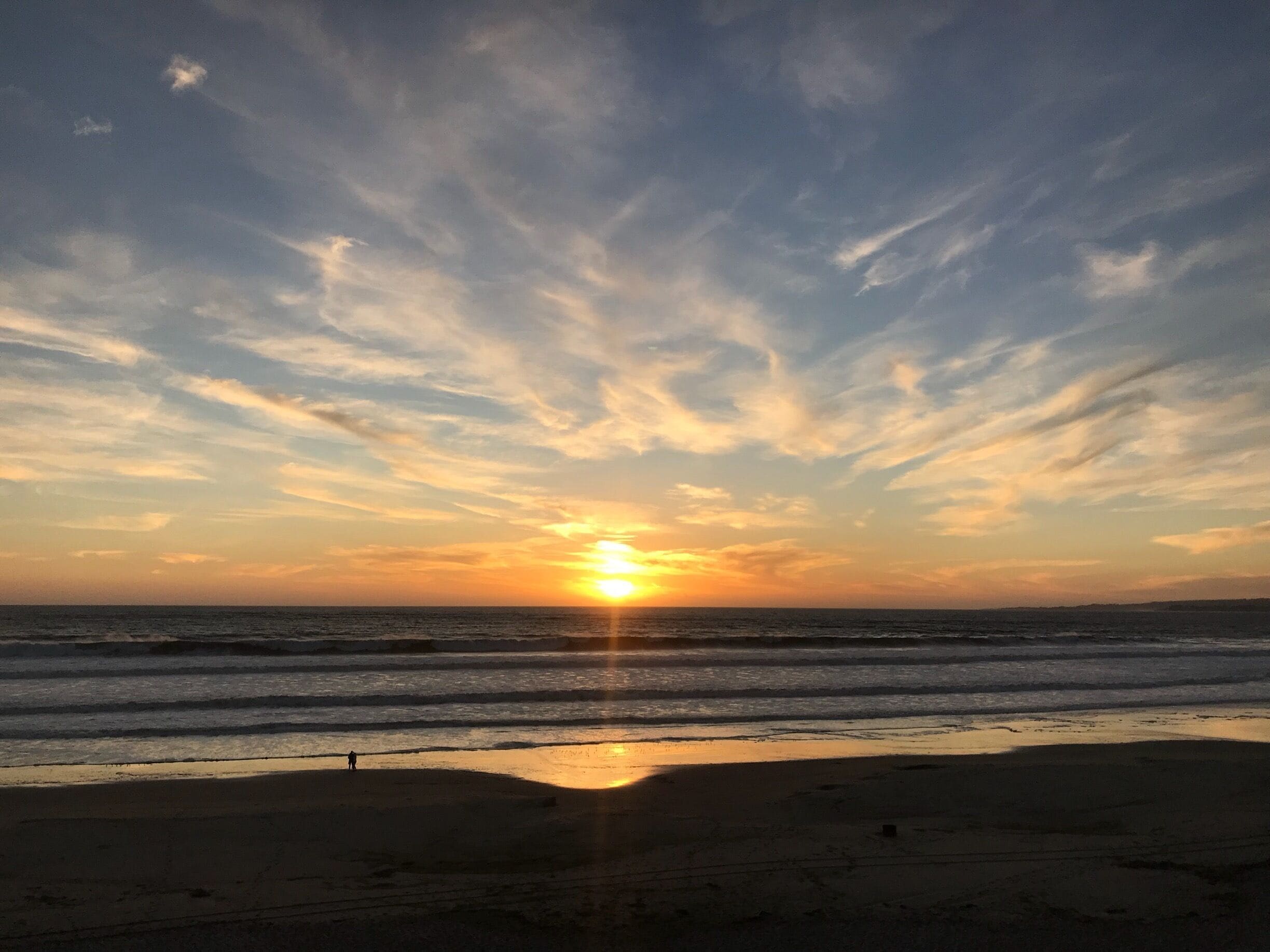 Great area to view the sunset without the congestion of Santa Cruz area. Manresa Beach! 