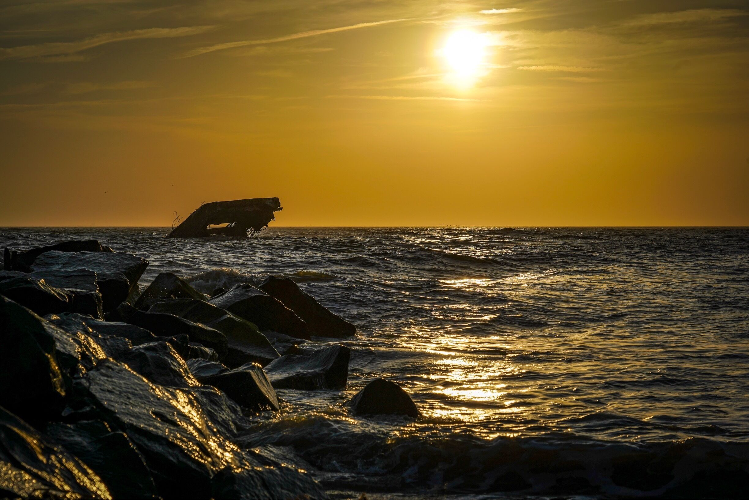 Sunset beach cape may NJ, awesome views. 