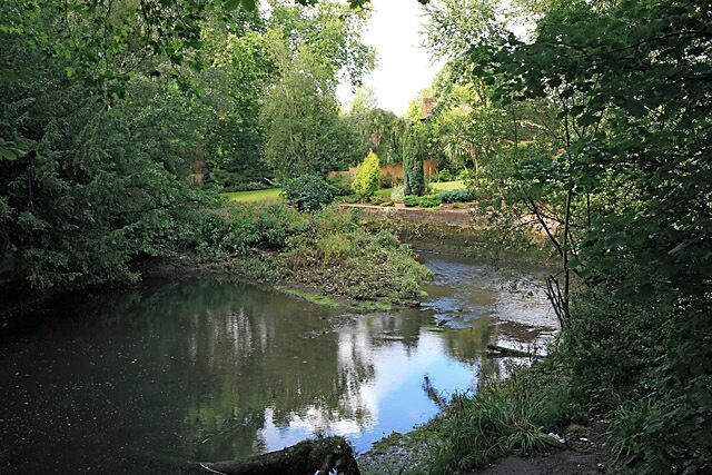 River Hamble downstream of the A334 at Botley Mill. I guess the river is rather low.