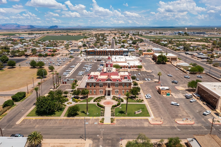 Historic Pinal County Courthouse in Florence, Arizona
