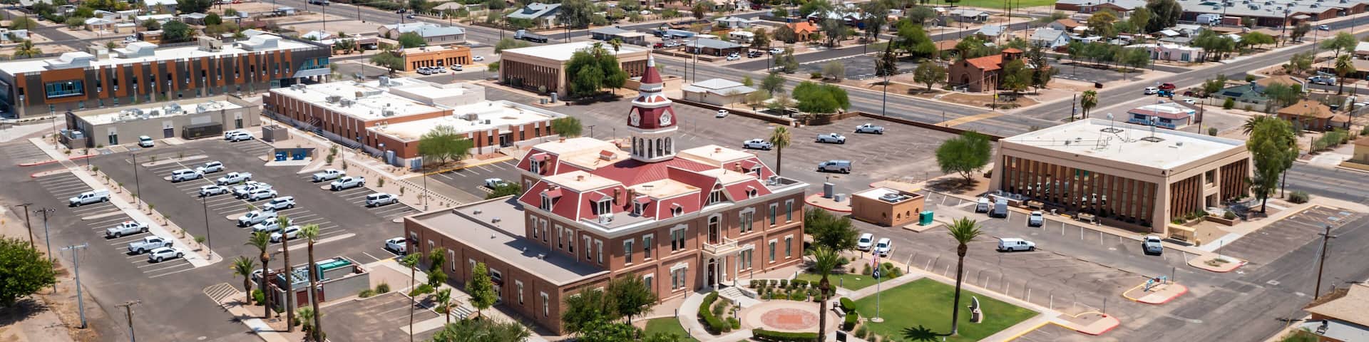 Historic Pinal County Courthouse in Florence, Arizona