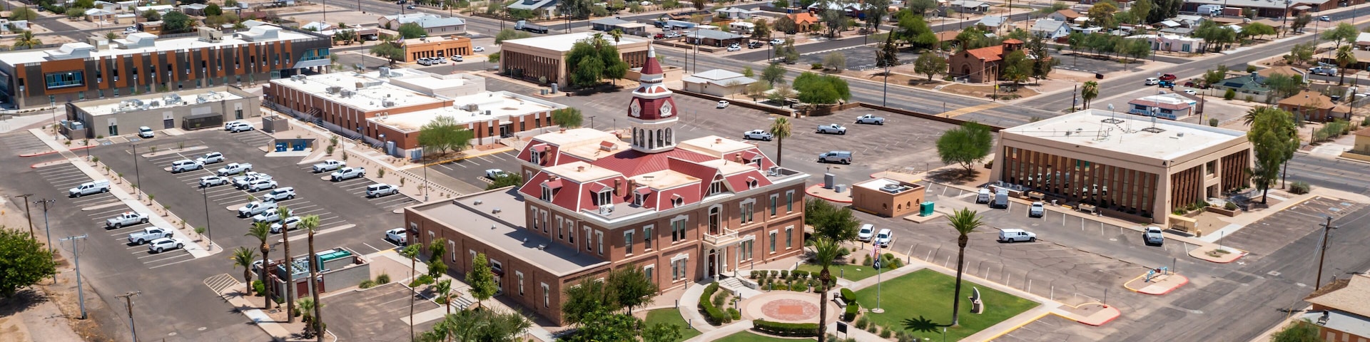Historic Pinal County Courthouse in Florence, Arizona