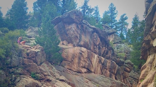 Perfect day for cliff diving! #hiking