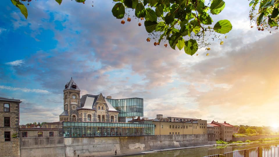 Historic city center of Cambridge, Ontario, Canada