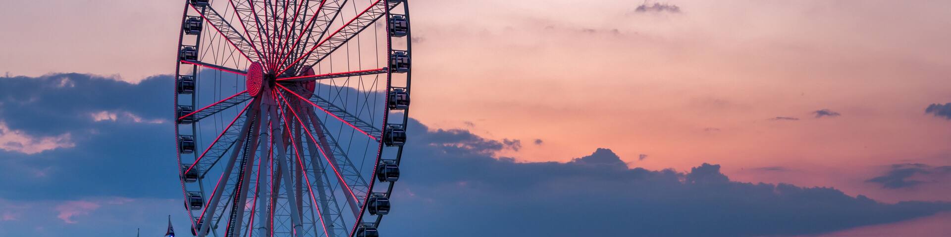 The Capital Wheel at Sunset
