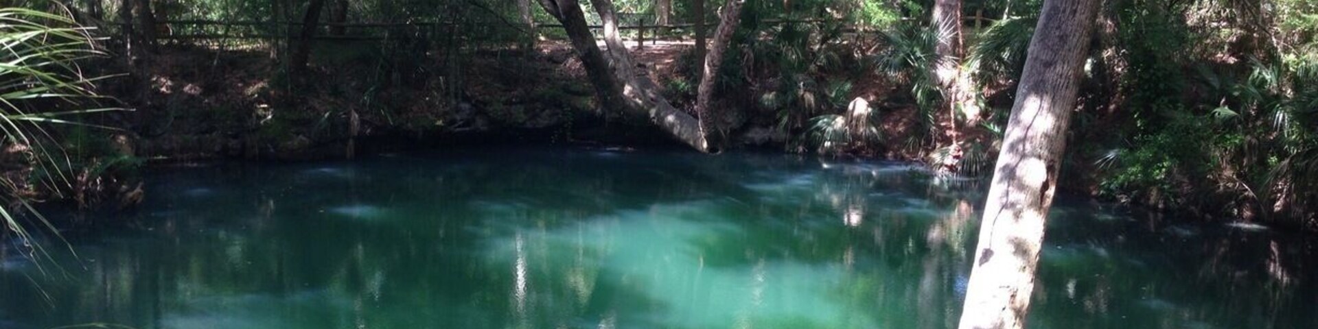 Green Springs has a fabulous bike path that goes to Blue Springs. And, Blue Springs is....blue.