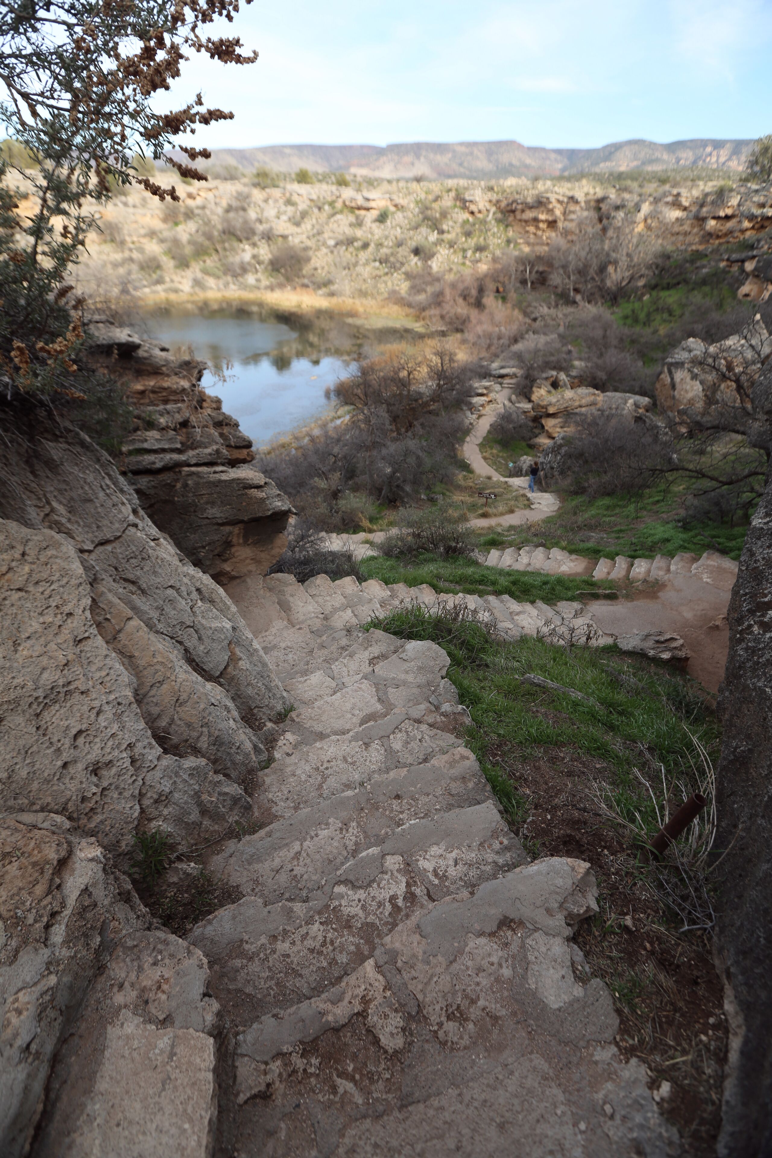 Stairs at Montezuma's Well, Arizona