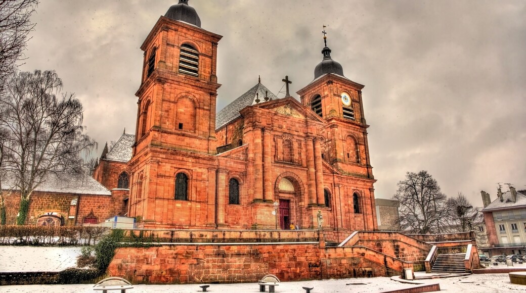 Saint-Die Cathedral in Saint-Die-des-Vosges - Lorraine, France