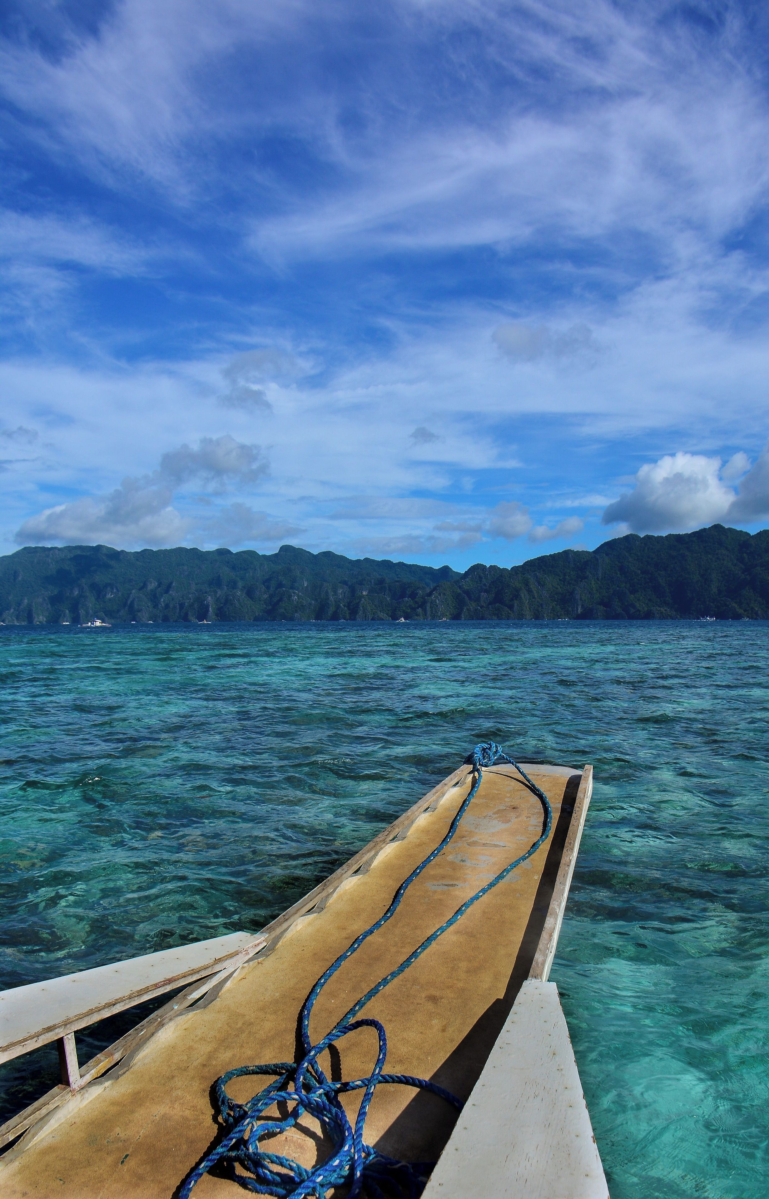 Banka boat and Coron Bay, Coron, Palawan, Philippines #Beachtips
#BvsBlue
#adventure