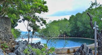 Salt water hot spring in Coron