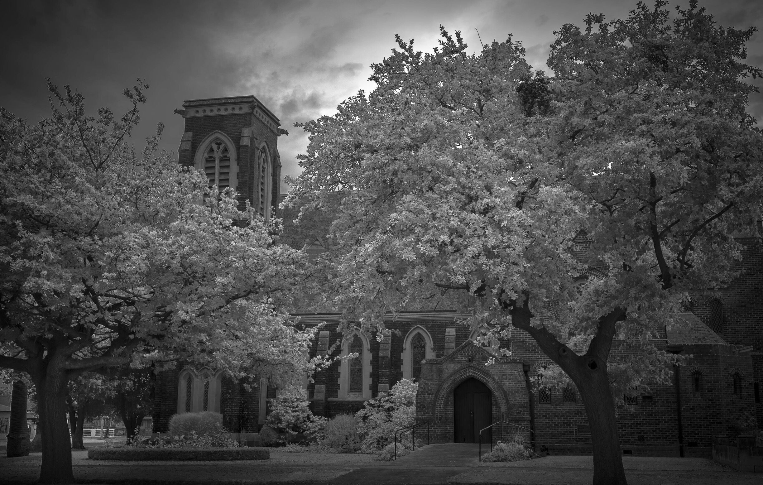 Saint Andrews church in my home town of Colac, Victoria. 

The foundation stone was laid on the 10th April 1877 and was constructed of bluestone quarried at nearby Coragulac. 

St Andrew’s was officially opened for services on the 16th of December 1877.