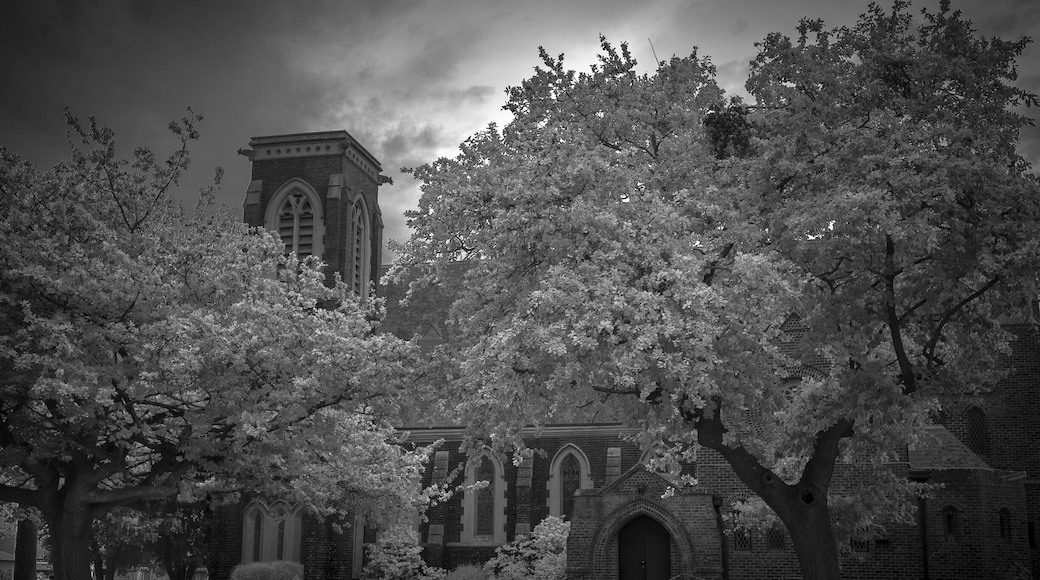 Saint Andrews church in my home town of Colac, Victoria.
The foundation stone was laid on the 10th April 1877 and was constructed of bluestone quarried at nearby Coragulac.
St Andrew’s was officially opened for services on the 16th of December 1877.