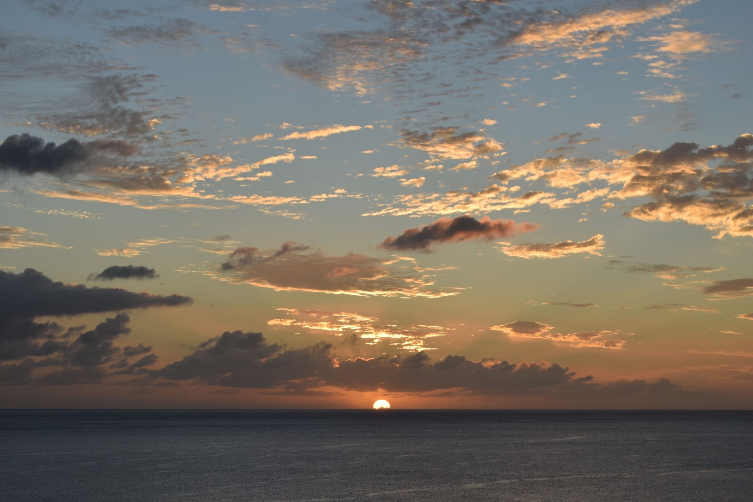 Sunset at Roseau Cruise Terminal, Dominica