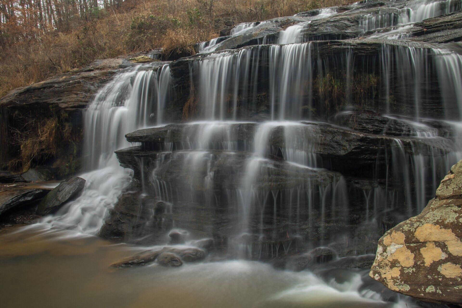 A beautiful gem that, for some reason, isn't too popular.  However it is very easy to reach and is a stunning waterfall.  Highly recommend.  For a video guide of the falls please visit:  https://www.hdcarolina.com/episode/todd-creek-falls
#Waterfall