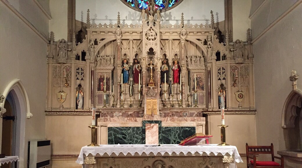 The altar at St Catherine Church.