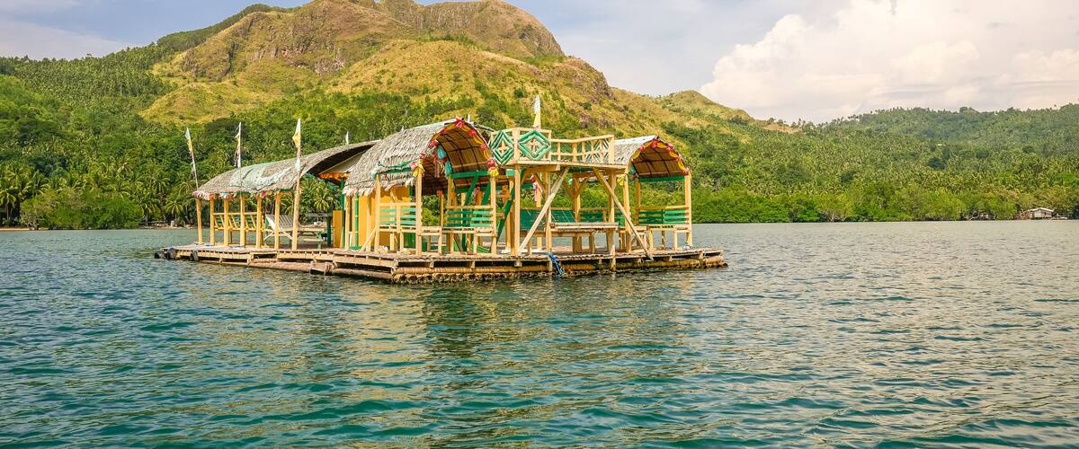 Tropical Lake in the Philippines